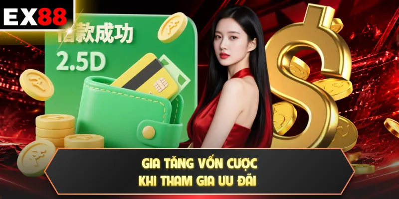 Chương Trình VIP Và Loyalty | 5 Quà Tặng Độc Quyền VIP 4 Gia tăng vốn cược khi tham gia ưu đãi